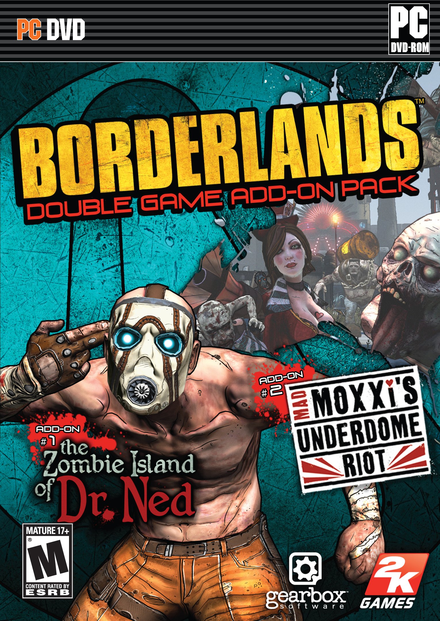 Borderlands Game Add-On Pack: The Zombie Island of Dr.Ned & Mad Moxxi's Underdome Riot - Standard Edition [video game]