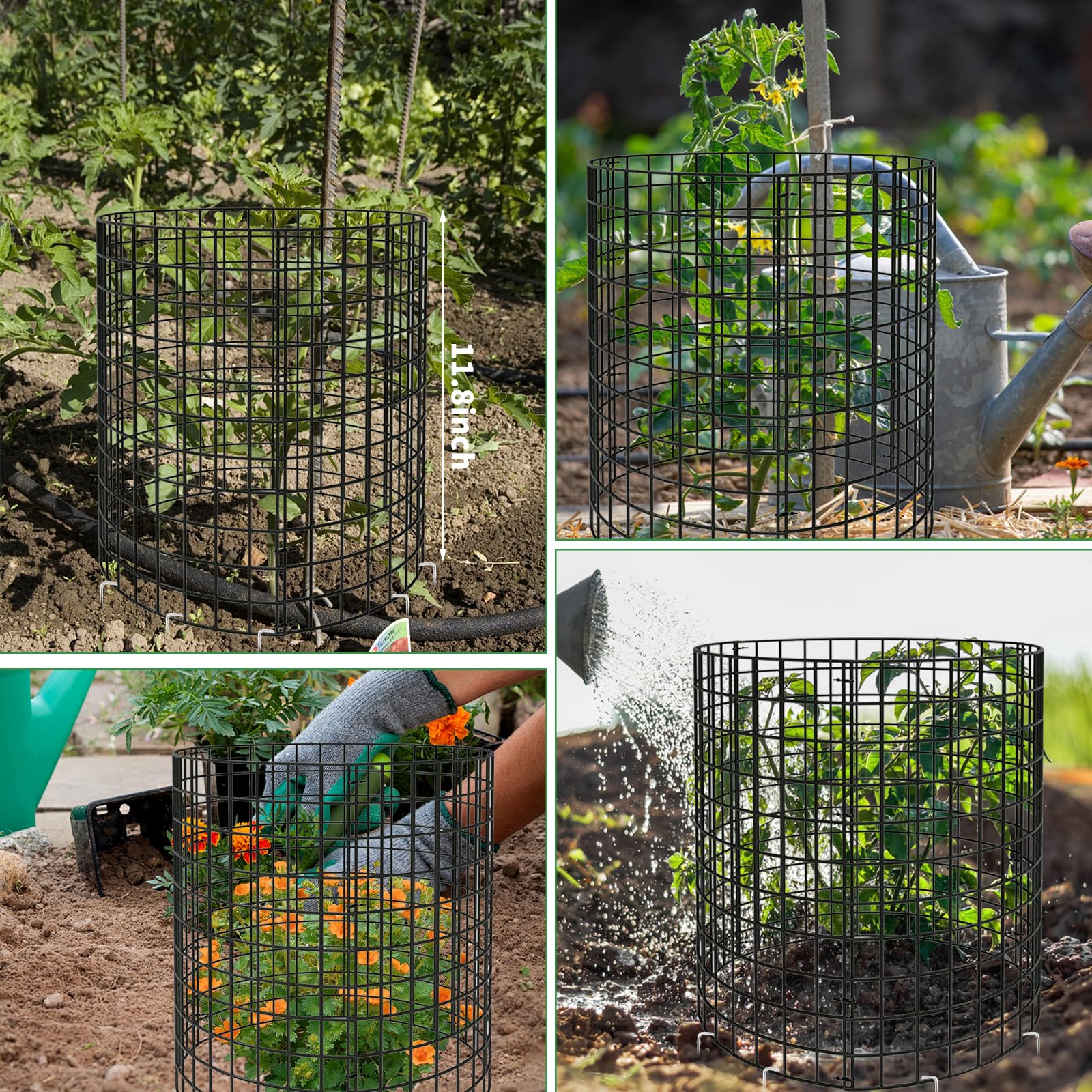Grande Protection En Fil Métallique Pour Animaux, Barrière De Jardin, Cage Pour Plantes, Couverture Pour Plantes, Légumes Et Arbustes - Chine Jardin Cloche Et Fil Du Poulet Cloche Prix