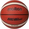 Molten BG1600 Rubber Basketball, Indoor/Outdoor Play, Orange/Ivory