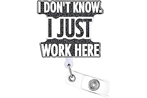Funny Medical Badge Reel with Retractable ID Clip