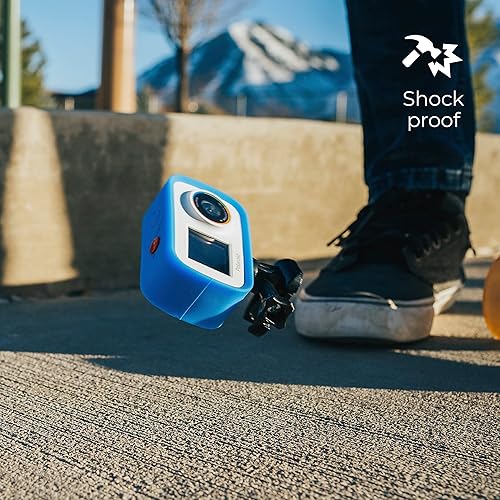 Miniatura 3 de Polaroid - Cámara de acción WiFi de doble pantalla 4K 18mp, impermeable con batería recargable integrada y accesorios de montaje para vlogging