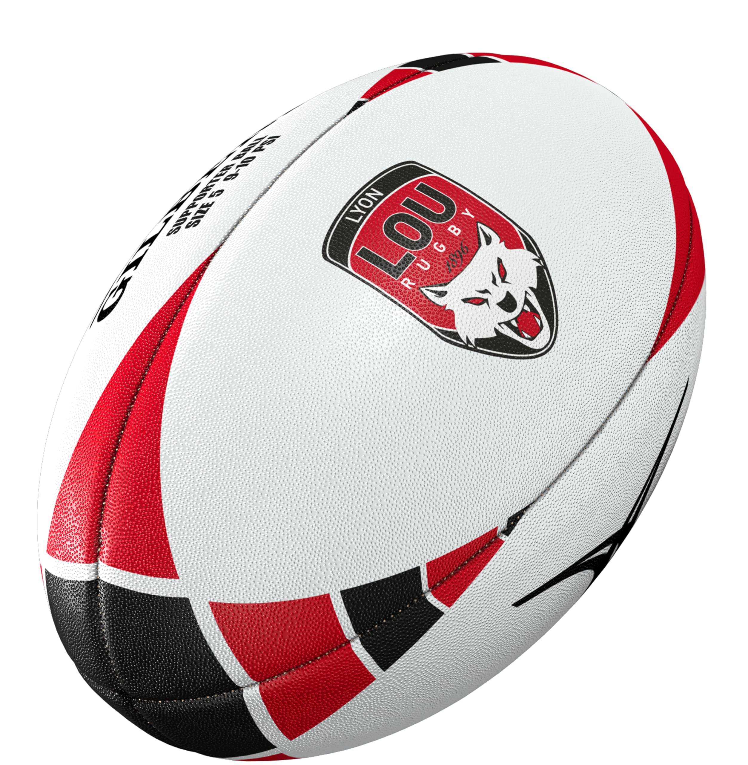 Gilbert Ballon de Rugby Lou - Collection Officielle Lyon Rugby