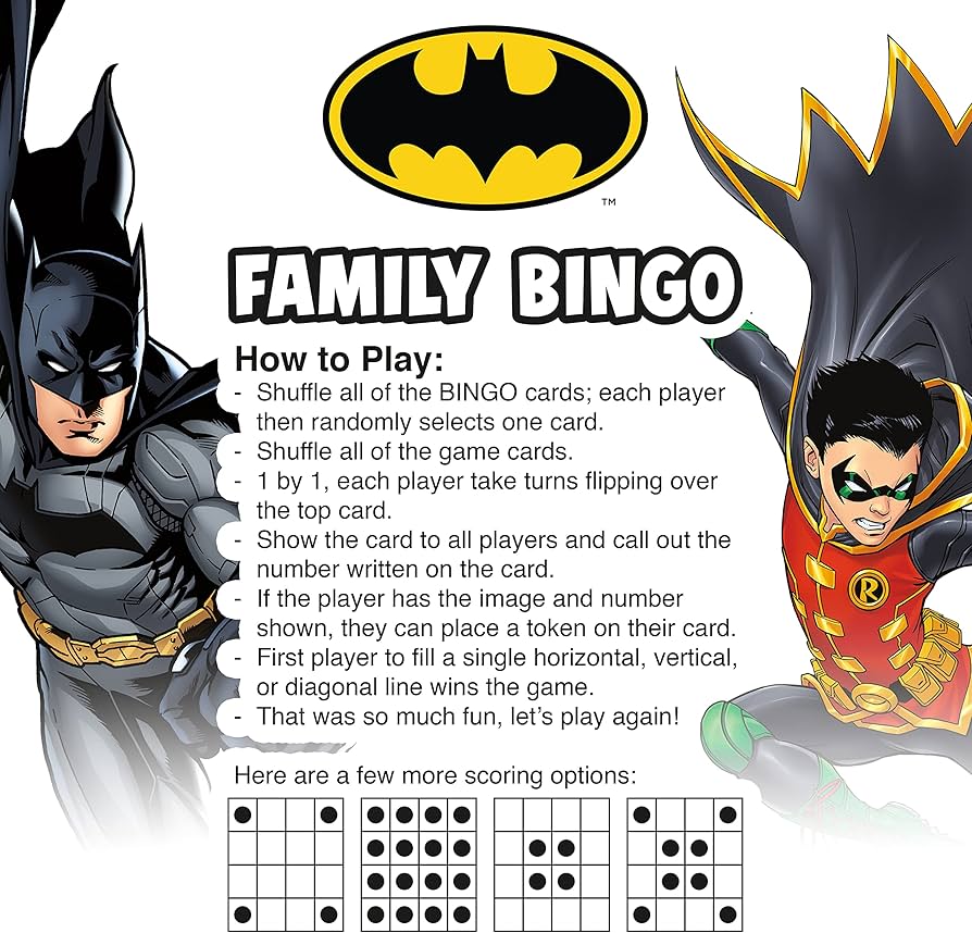 aquarius-dc-comics-batman-family-bingo-game-fun-family-party-game-for-kids-teens-adults-entertaining-game-night-gift-officially-licensed-merchandise-toys-games-amazon-com