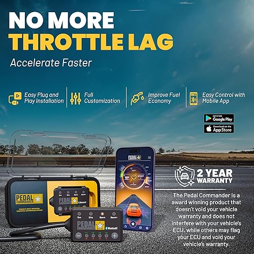 Miniatura 3 de PEDAL COMMANDER Controlador de respuesta del acelerador para Nissan Titan Trucks 2016+ – Compatible con: (2ª generación) (A61) S, SV, PRO-4X, SL,