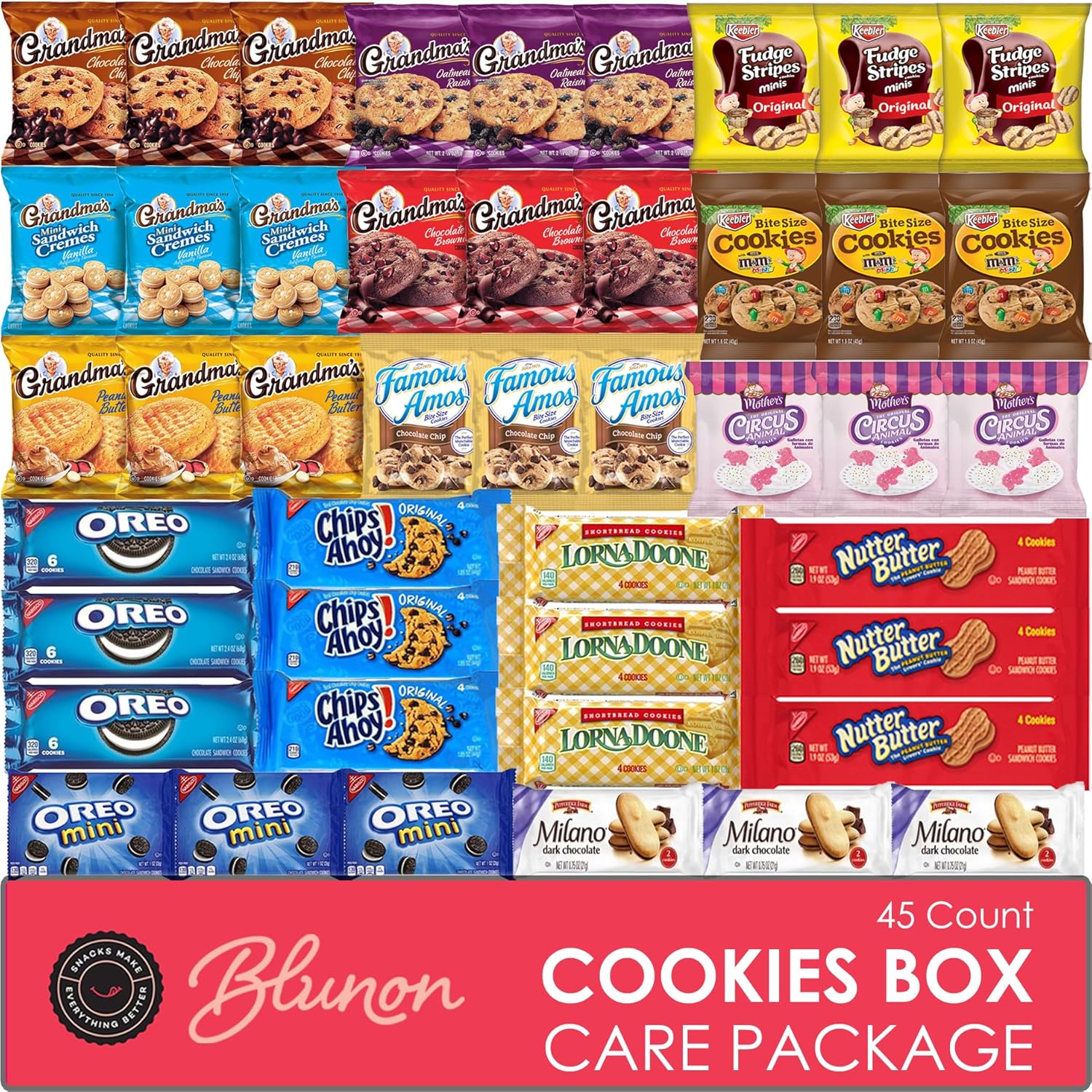 (best before 05/10/2026)Cookies Variety Pack-... - Snack Box (48 Count)