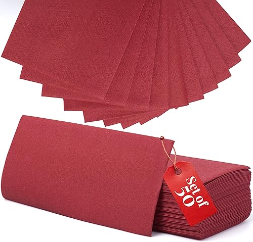 Miniatura 7 de Prestee 200 toallas de mano de papel desechables que se sienten como servilletas de lino, 2 capas, toallas de invitados, servilletas de papel de