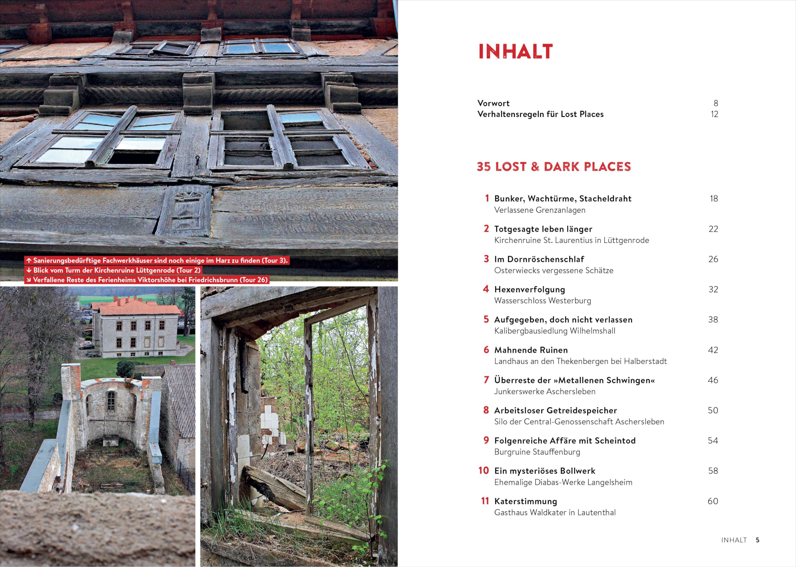 Bruckmann Dark Tourism Guide – Lost & Dark Places Harz: 35 vergessene, verlassene und unheimliche Orte. Düstere Geschichten und exklusive Einblicke. Inkl. Anfahrtsbeschreibungen.