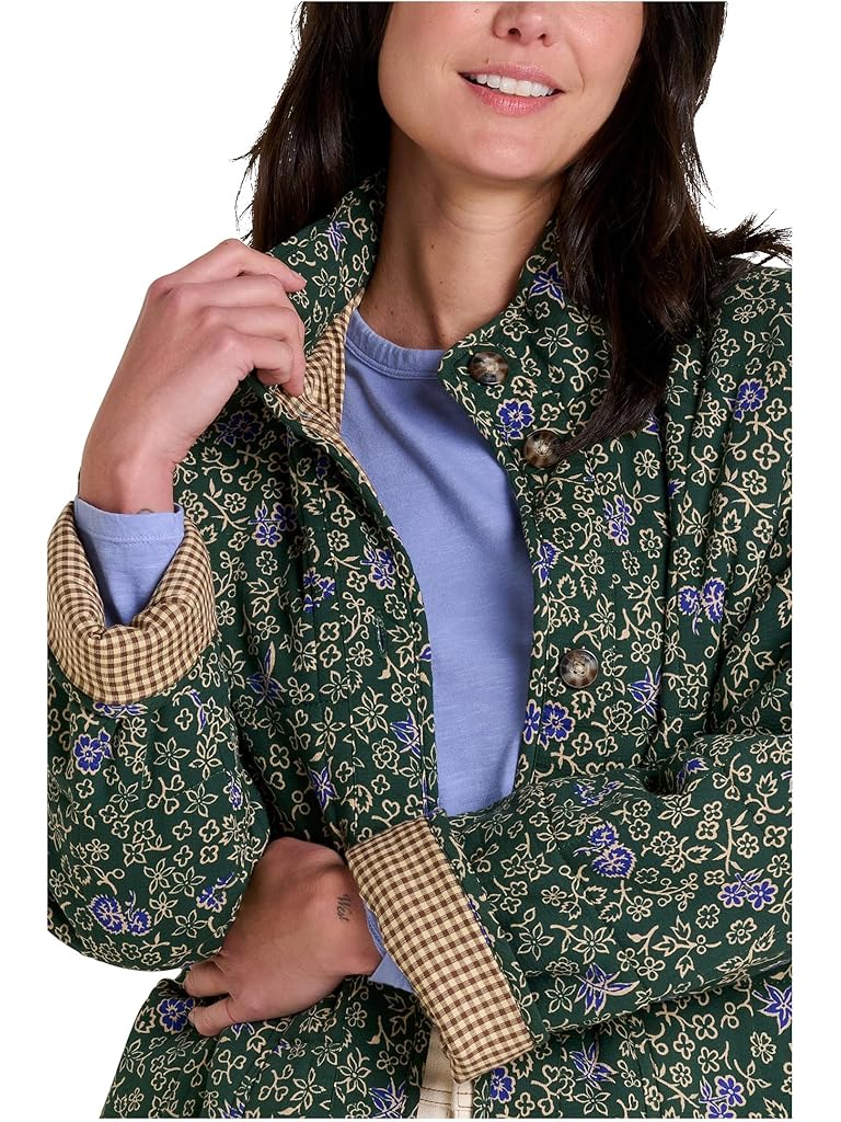 Green Toad&Co Manzana Quilted Jacket