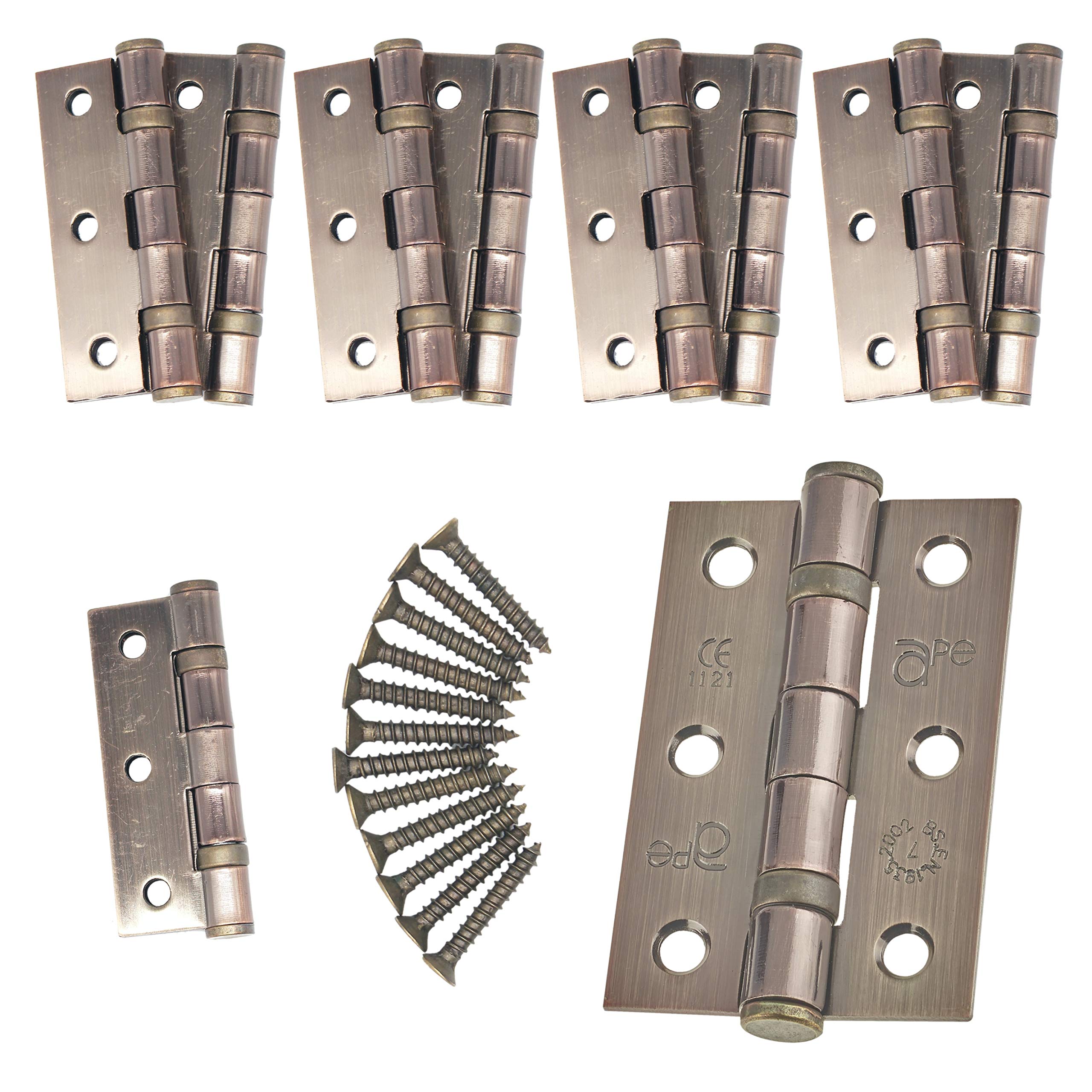 Door Hinge 3" / 76mm Antique Bronze (5)