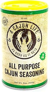 A Cajun Life Original All Purpose Cajun Seasoning | Authentic Certified Cajun and Creole Seasoning Blend, Non-GMO, No MSG, 8oz