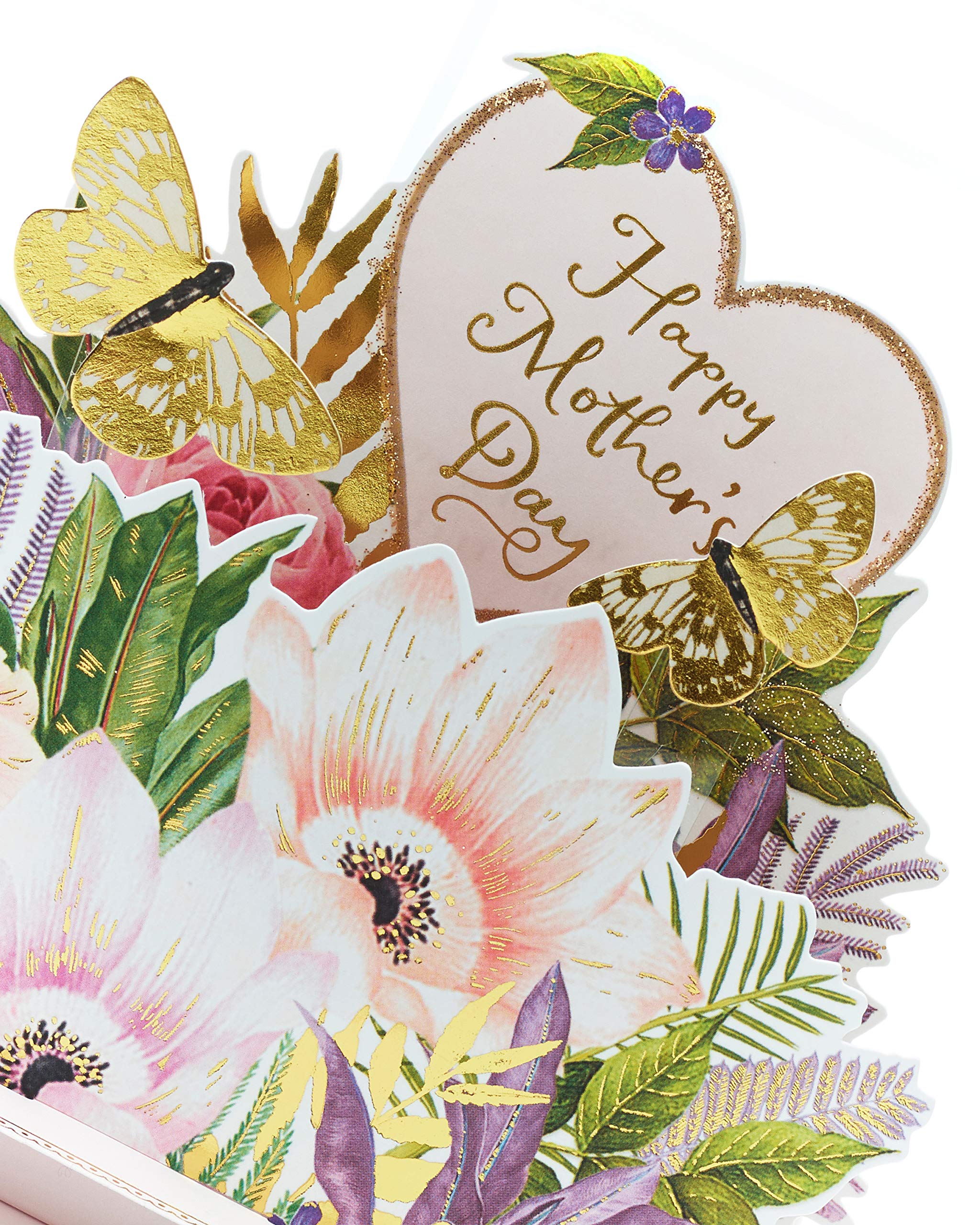 SANTORO Pendule, Carte De Vœux Pop-Up 3D – Papillons – Pour Elle, Maman, Fille, Épouse, Fête Des Mères, Anniversaire | Cadeau D'Anniversaire Papillon Pour Les Femmes