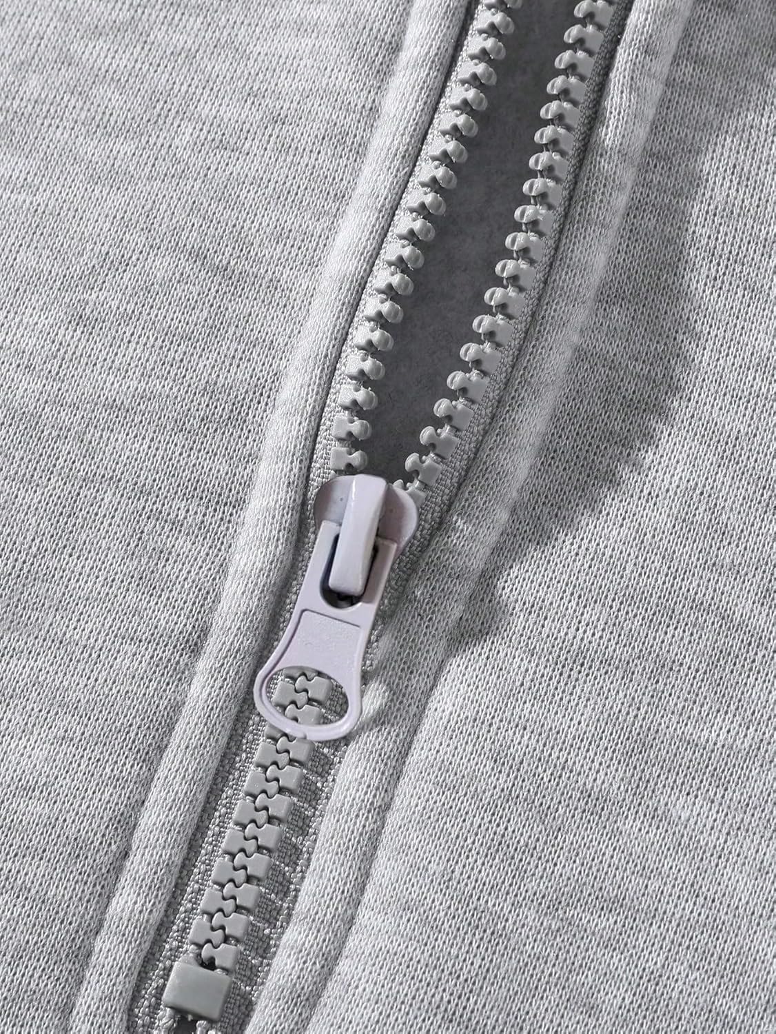 SOLY HUX Men's Hoodie Half Zip Drop Shoulder Long Sleeve Hooded Sweatshirt Casual Pullover Tops - Image 2