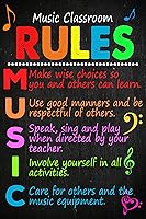 Vista 1 de Minitowz Pósteres de reglas de aula de música para elementos, tablón de anuncios, decoración de educación musical, decoración de escuela primaria
