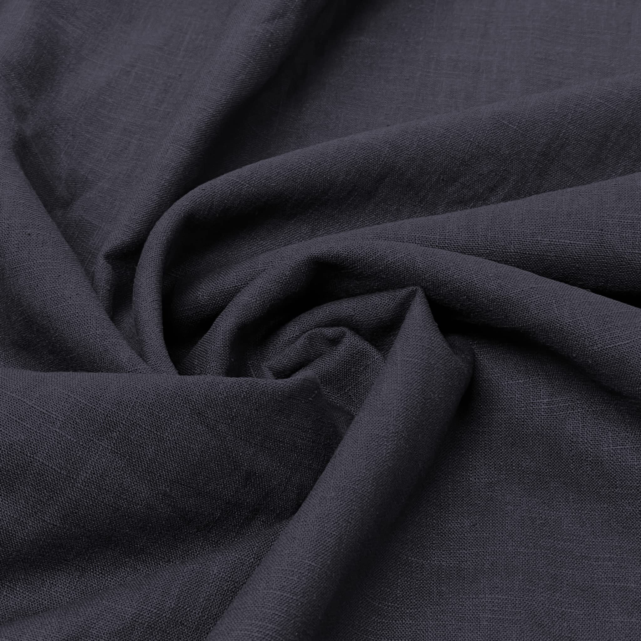 100% Pure Washed Linen Flax Fabric 45 Colours 136cm Wide 240gsm Per Metre - ONE METRE — image 1