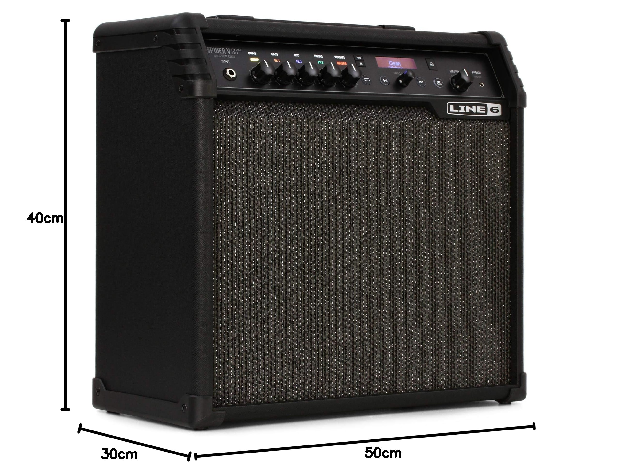ギター LINE6 MM47000 Line 6 Spider V60 MkII Combo 1X10 60 Watts : Amazon.ca
