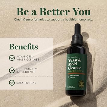 Global Healing Yeast Cleanse Olive Leaf, PAU DArco, Propolis, Turmeric & Grapefruit Extract