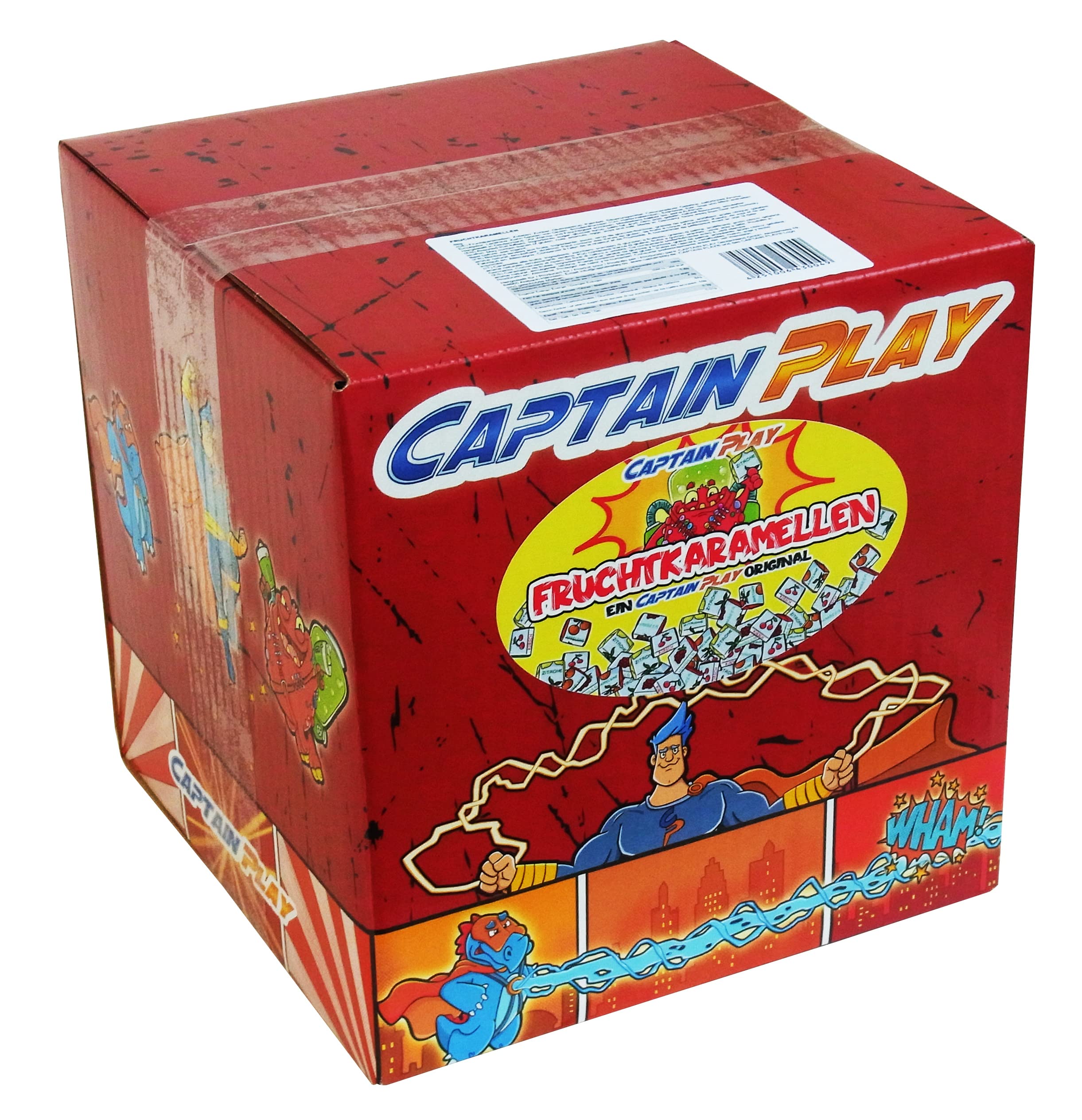 CAPTAIN PLAY Caramelos de Fruta a Granel – 5 kg, golosinas de frutas individualmente envueltas – Party Bag Fillers & Grandes Cantidades