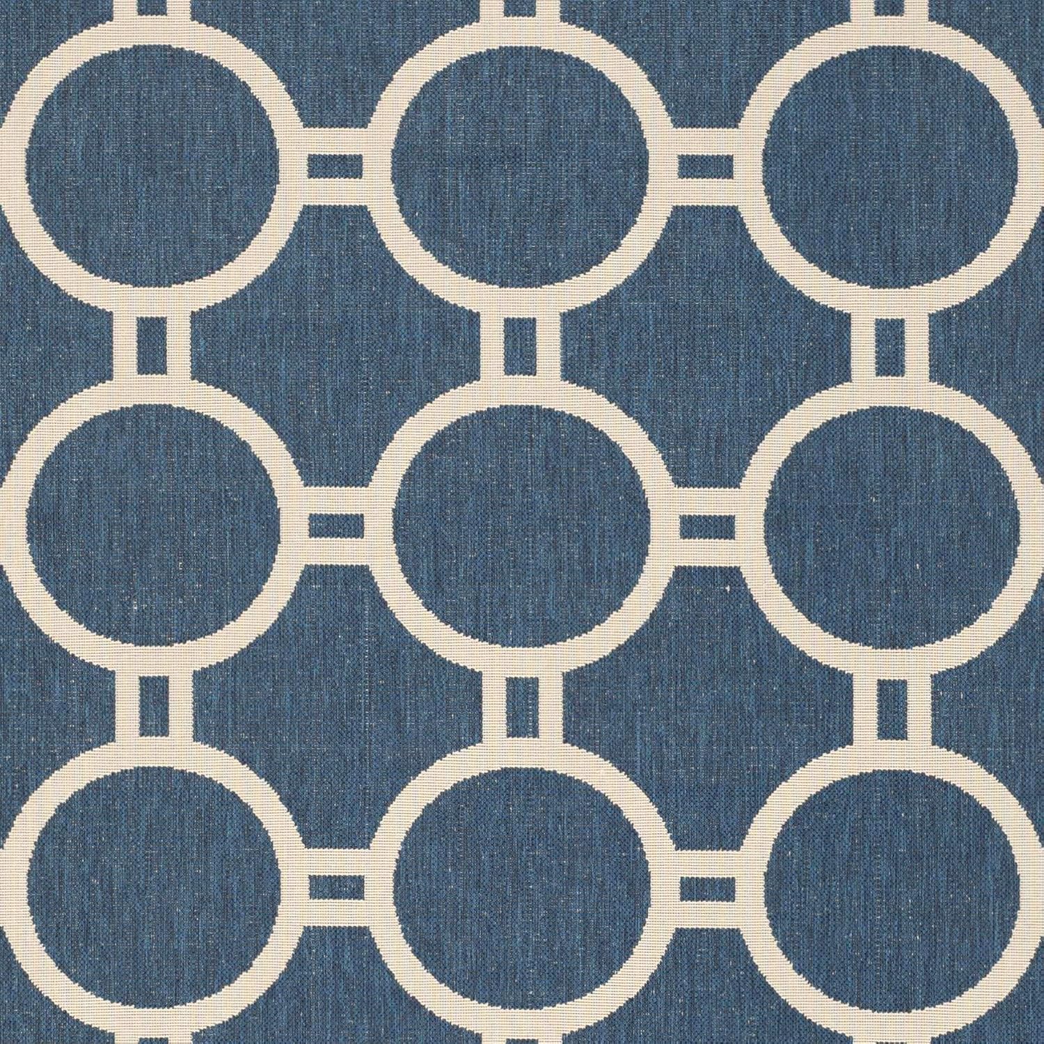 SAFAVIEH Courtyard Collection 2' x 3'7" Black/Beige CY6924 Indoor/ Outdoor Waterproof Easy Cleaning Patio Backyard Mudroom Accent Rug