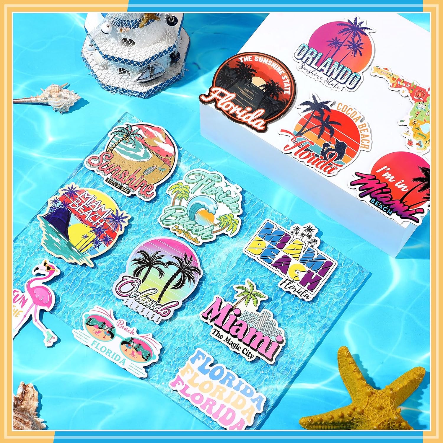 Konohan 30 Pcs Florida Souvenir Magnets for Refrigerator image 5