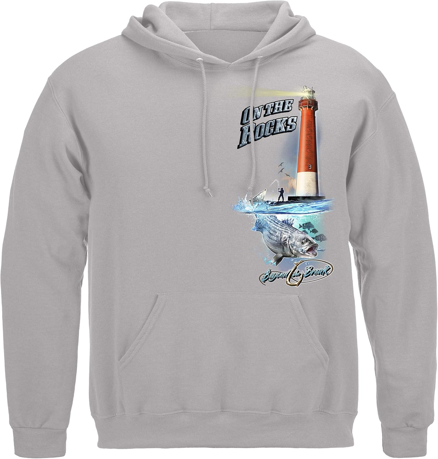 Erazor Bits Wicked Fish Striped Bass and Fluke Jackets, Fresh Water Fishing Themed Sweaters, Hoodies for Fishers
