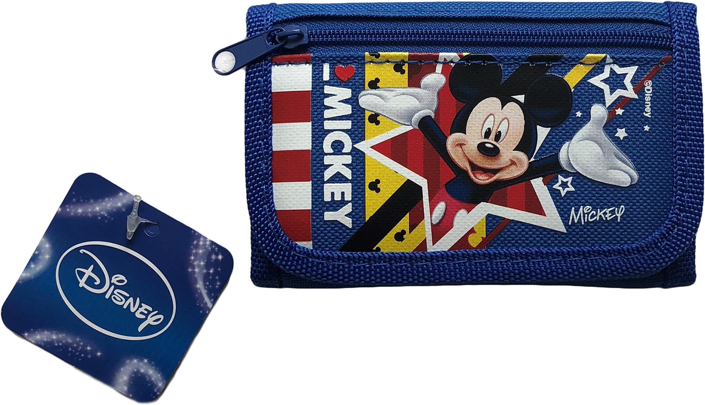 Mickey Mouse Authentic Licensed Blue Shinning Star Wallet