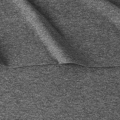 Miniatura 4 de Tienda Basics - Juego de sábanas de algodón de punto tamaño Queen gris oscuro