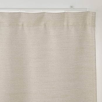 Amazon｜無印良品 防炎・遮光性 二重織りノンプリーツカーテン