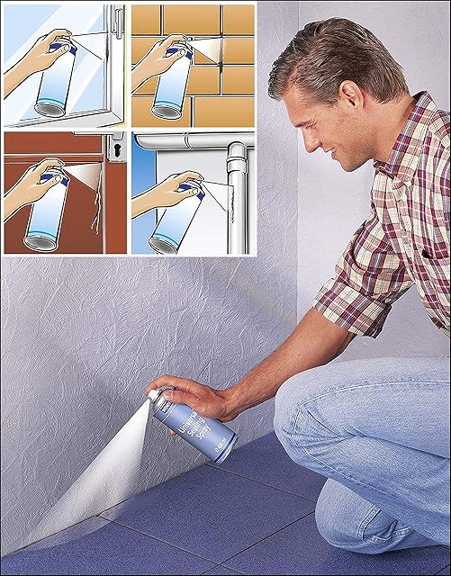 Wenko 400ml Sealing Seal-Fix Spray/Indoor/Outdoor/Metal/Wood/Cement/Enamel/Masonery