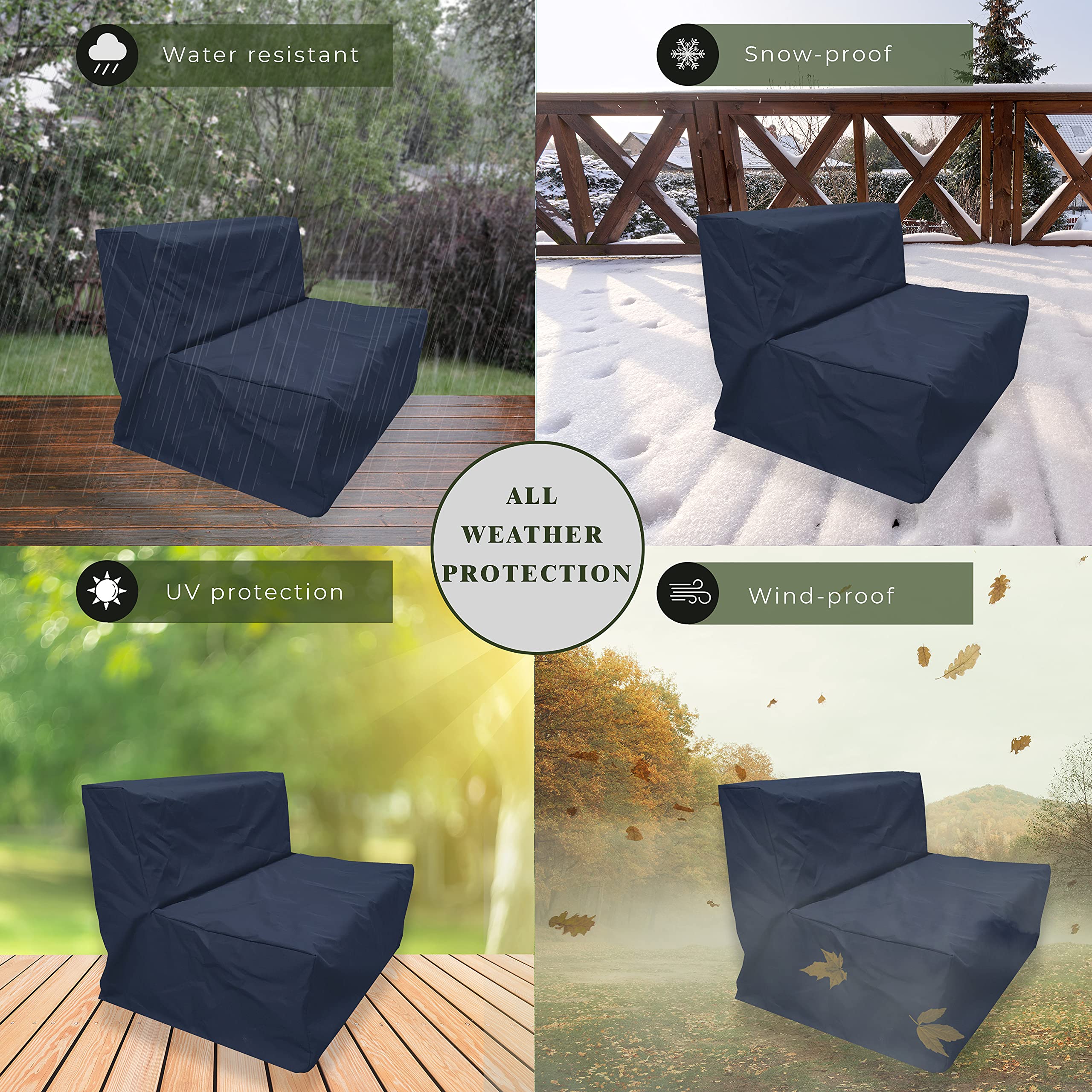 Chilly Piley Hoes Beschermhoes Beschermhoes Voor Palletmeubel Beschermhoes Meubelbeschermhoes Hoes Voor Palletkussens En Palletmeubel Meubelhoes (Grafiet