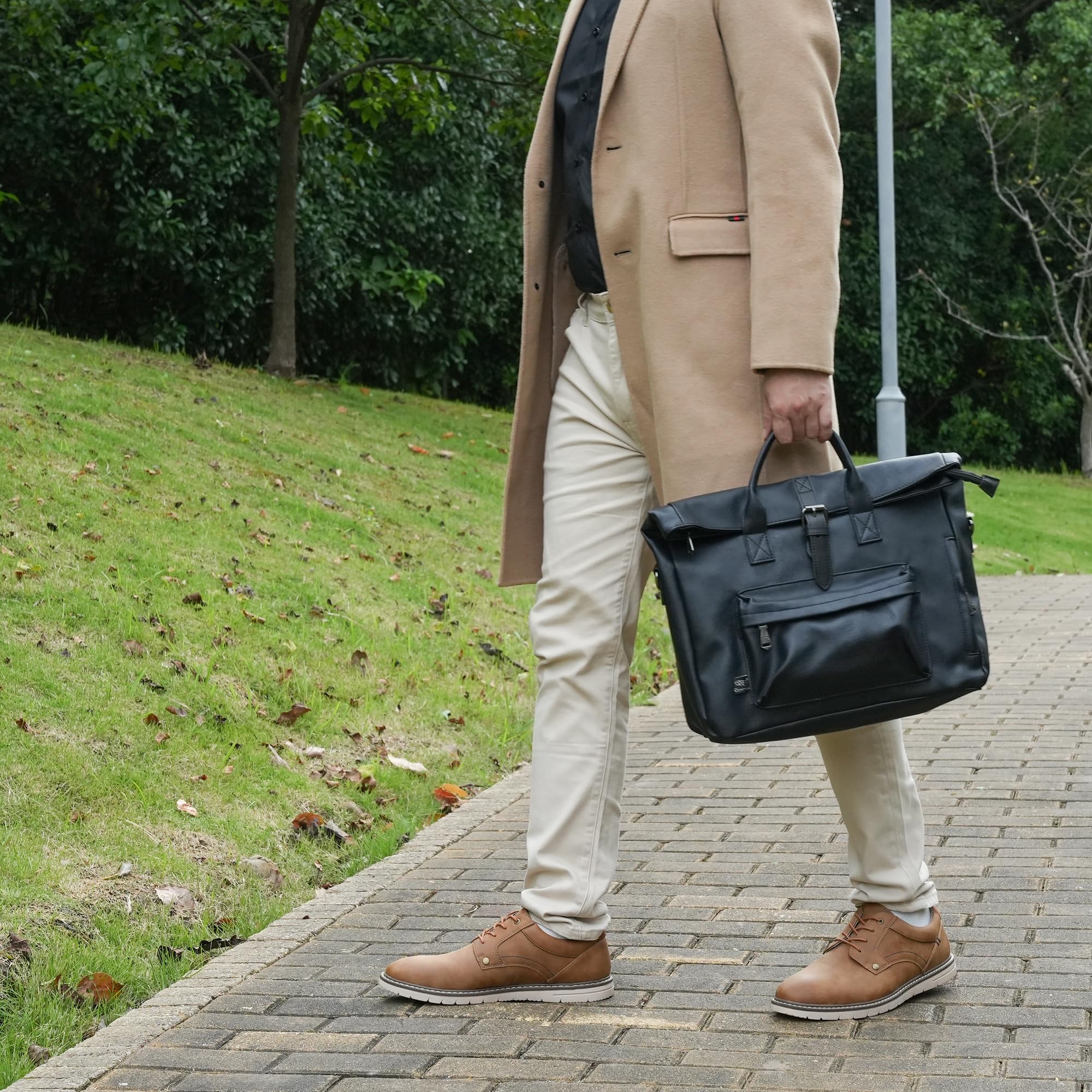 Hawkwell Herren-Oxford-Schuhe in Übergröße, leger, bequem, Business-Sneaker