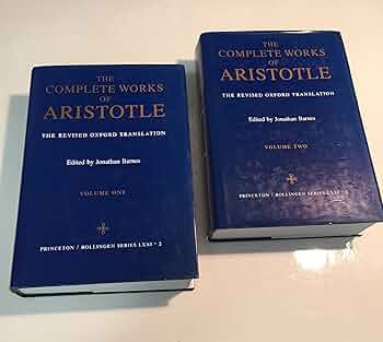Buy Complete Works of Aristotle – the Revised Oxford Translation 2