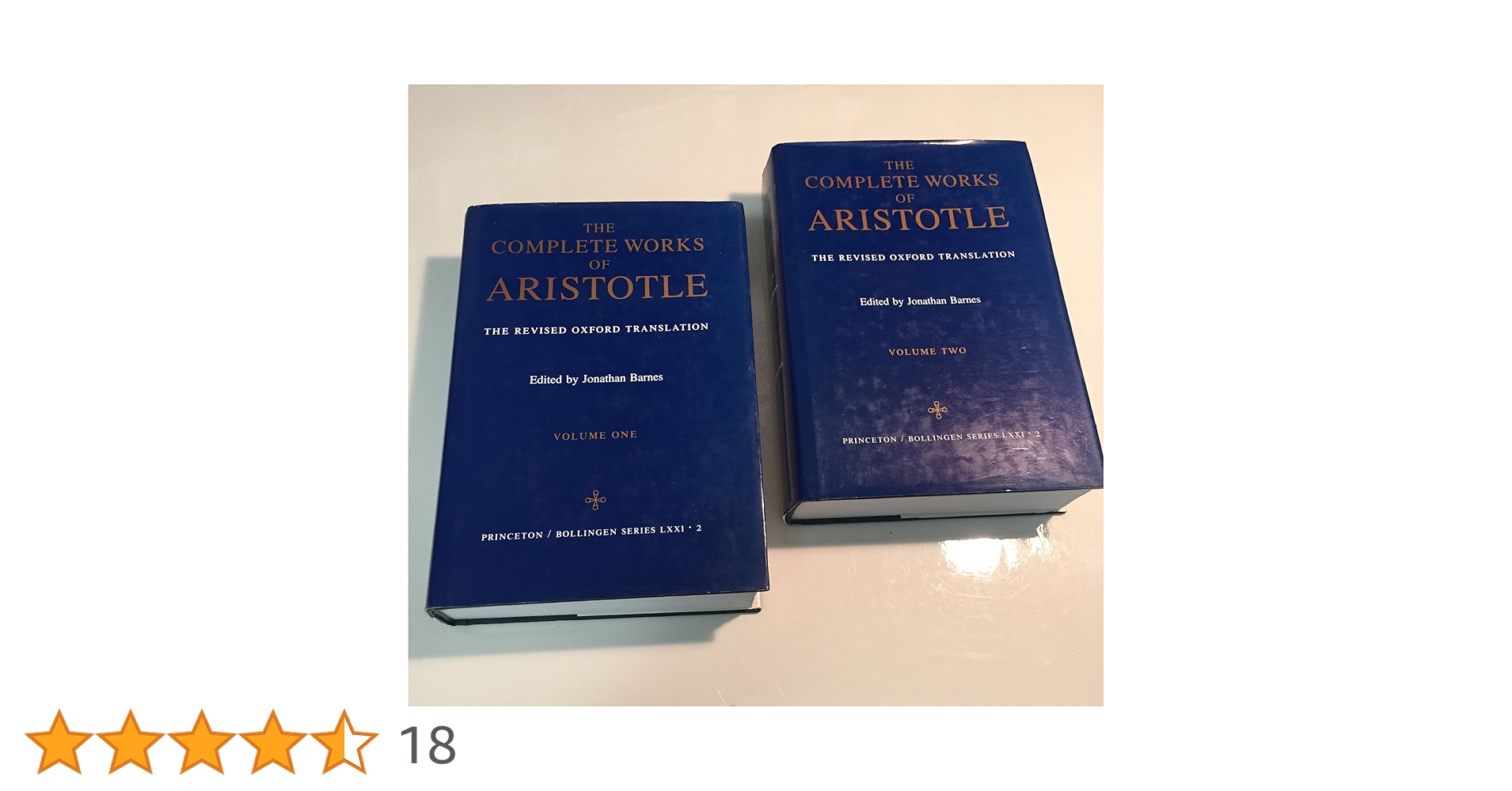 Complete Works of Aristotle: The Revised Oxford Translation