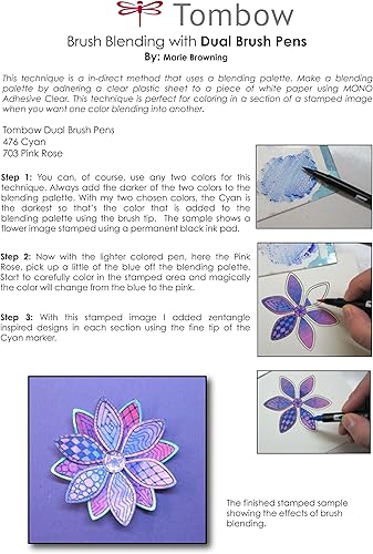 Miniatura 4 de Tombow Marcadores con doble pincel, gris (Warm Gray 5)