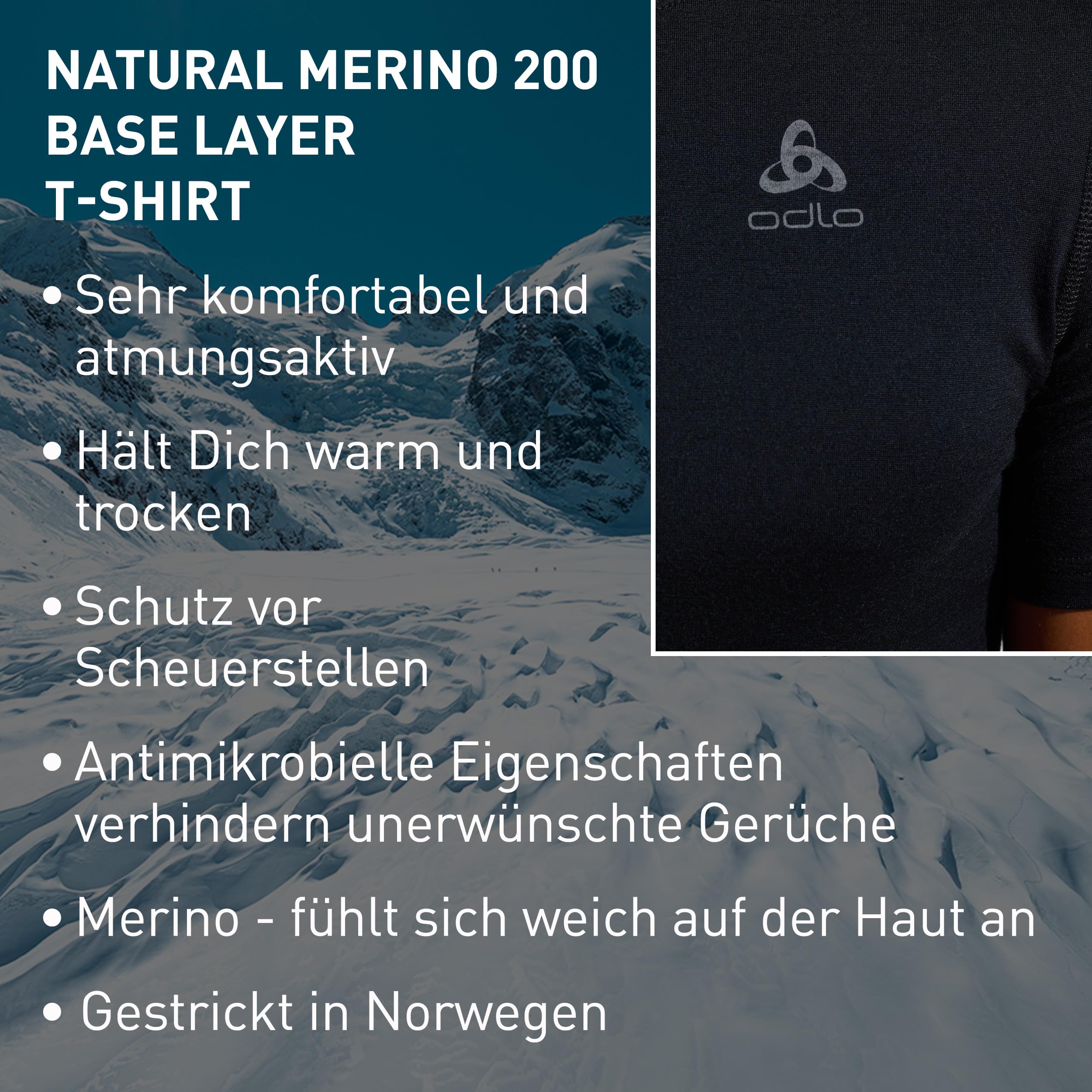 Odlo Thermounterwäsche Kinder Active X-Warm | Sportunterwäsche für Mädchen und Jungen | Langarm-Thermoshirt