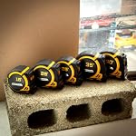 Komelon 16-Ft Contractor TS Wide Blade Tape Measure with Backside Printing, Manual Lock, Long Standout (93416)