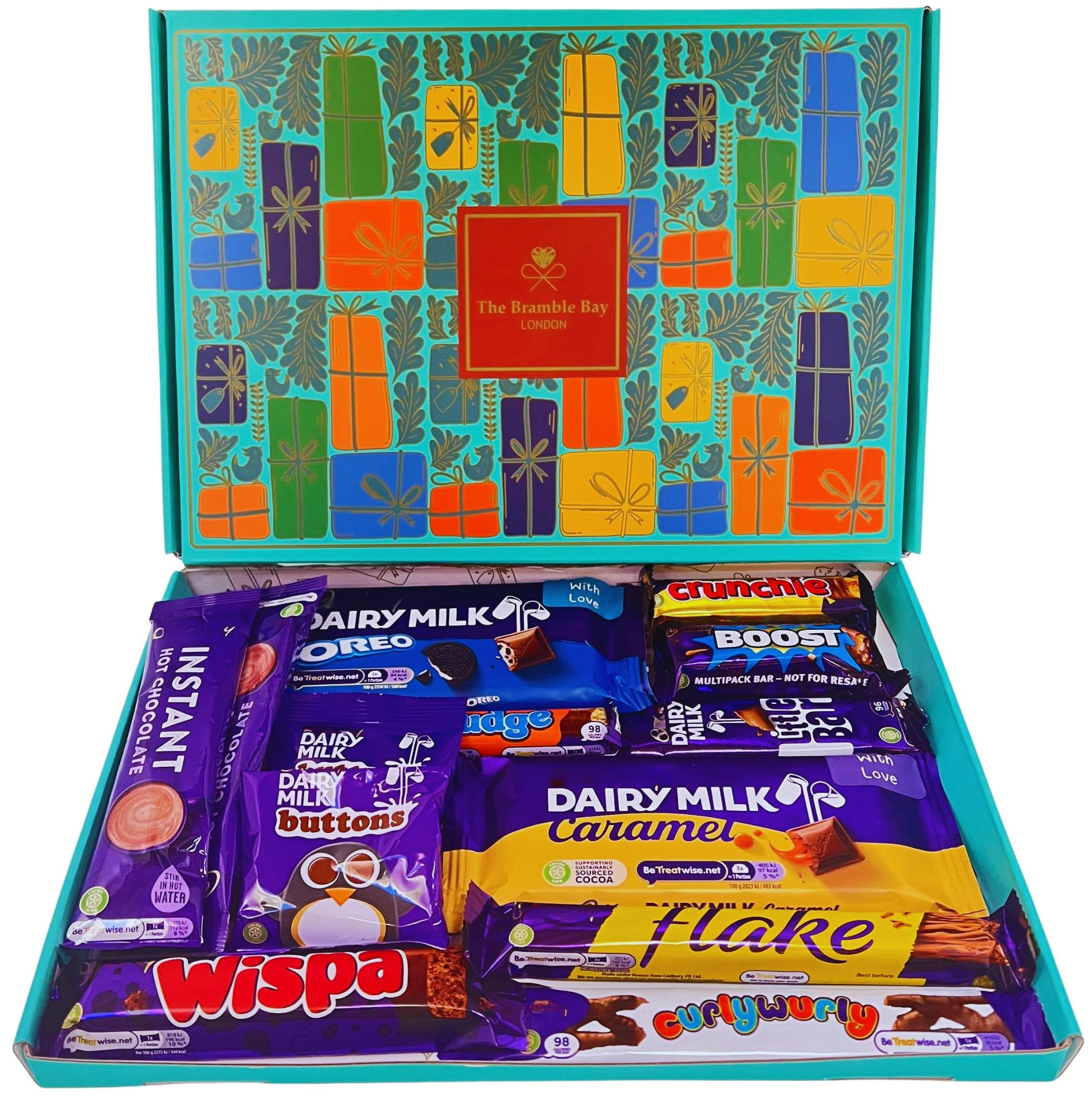 Chocolate Gift Hamper Large Box Set containing Cadbury Dairy Milk Selections for, Get Well Soon, Ideal for Christmas, Birthday, Sweet Treats for Kids