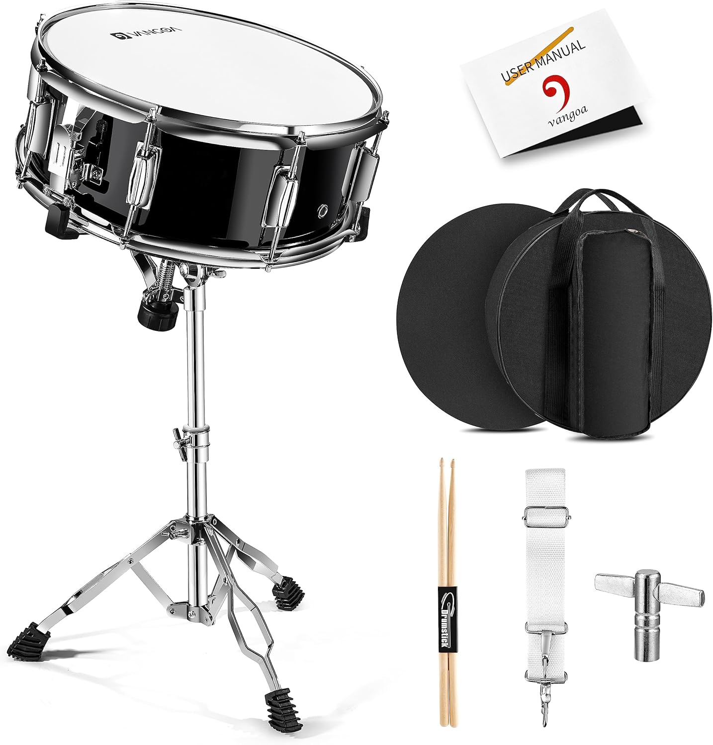 Vangoa Snaredrumset, Student Beginner Middelbare School Marching Band