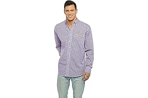 Enhance Your Style with the Refined Elegance of Our Men's Collegiate Tiger Button Down Shirt