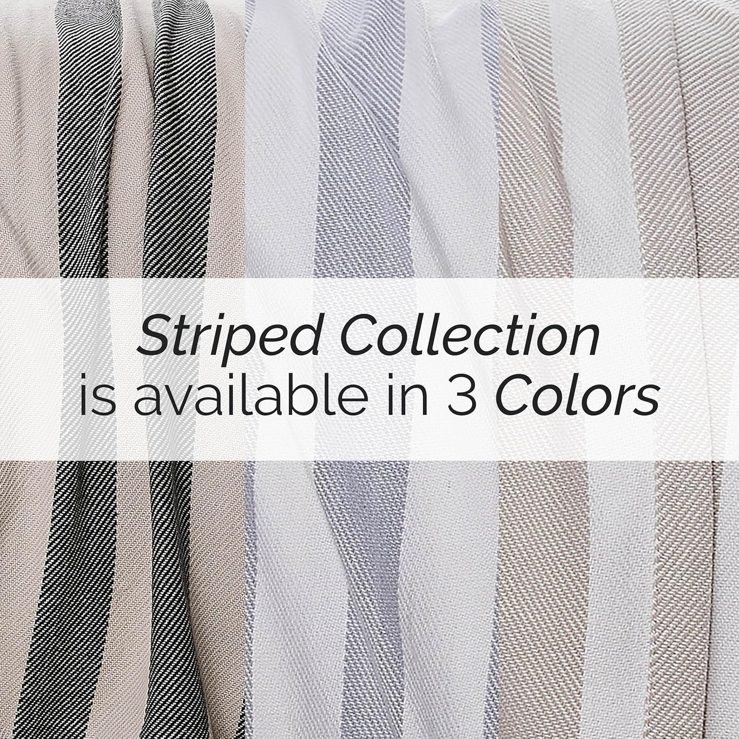 Southshore Fine Living, Inc. 100% Cotton Striped Blanket for Twin Bed, Oversized Twin Blanket to Match Boho Décor, Comfy and Cozy for Any Season, Grey and White Striped