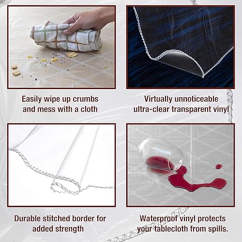 Miniatura 4 de Protector de mantel transparente y resistente Deluxe Collection