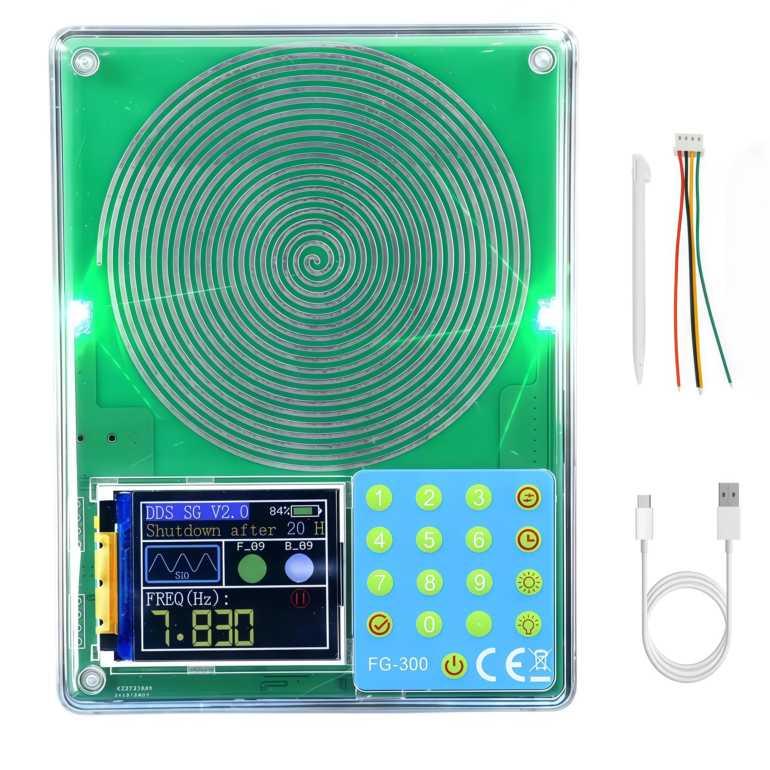 Amazon.co.jp: 機能信号発生器 7.83Hz シューマン波 地球の電磁界共鳴