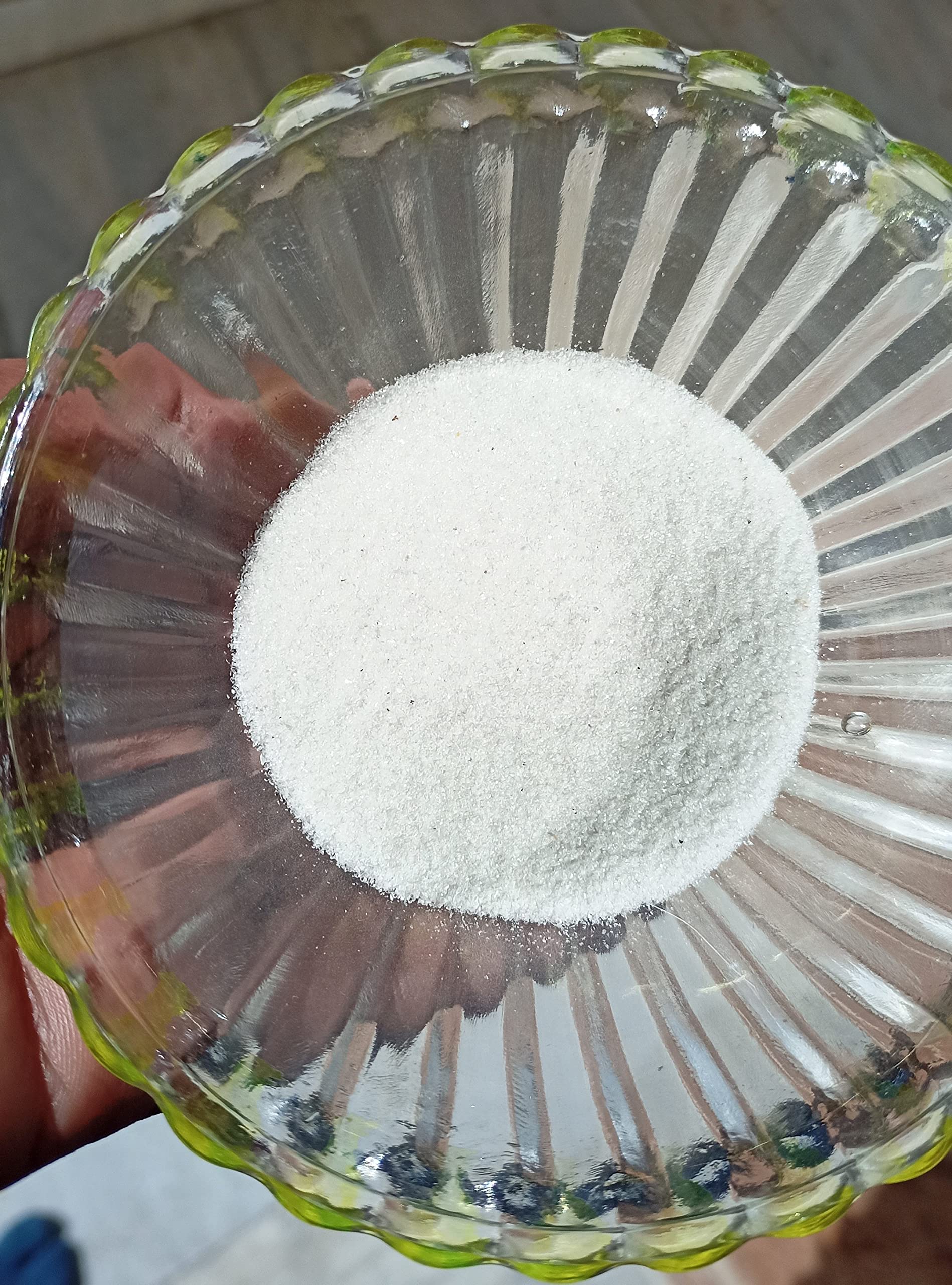 Polvo de cuarzo cristalino triturado fino de 20 gramos de alta pureza