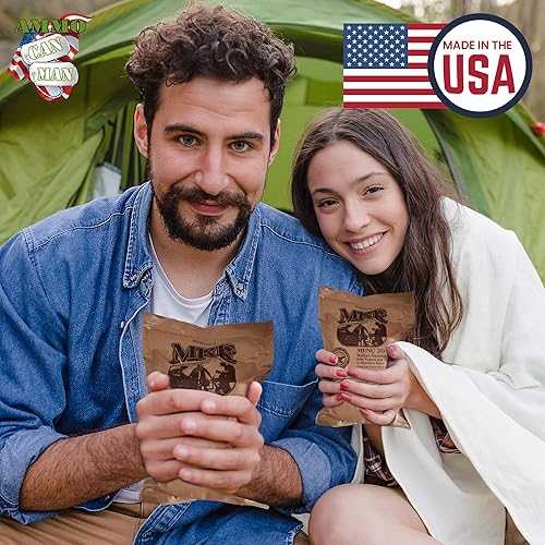 Miniatura 5 de Ammo Can Man Militar  Inspección MRE 2024  Elige un menú  Comidas nutricionales completas para soldados  Larga vida útil  Comidas listas para comer