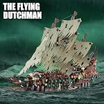 TYCOLE Pirate Ship Building Sets with Lights, MOC Flying Dutchman Model Toy Boat,Ghost Ship Building Blocks Sets,Christmas Birthday Gifts for Adults and Teens(2159Pieces)