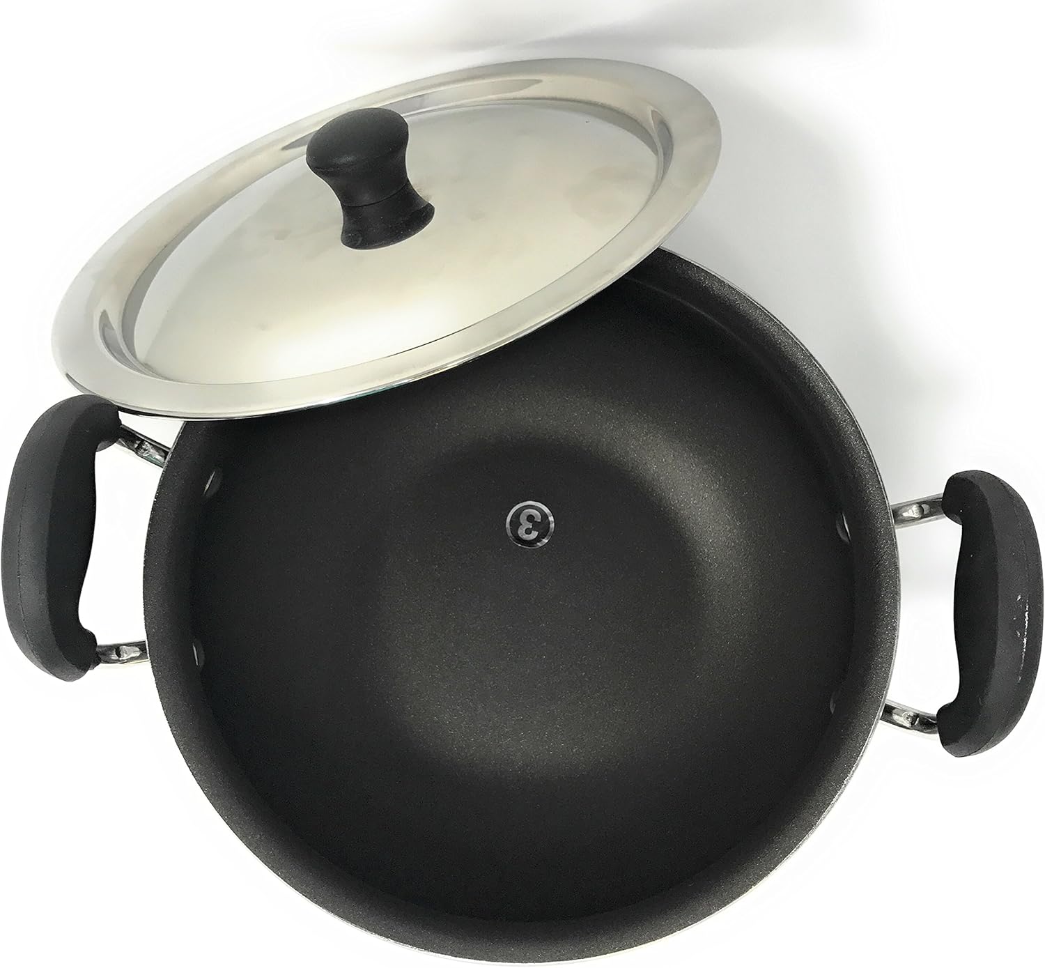 Aman Kitchenware Induction Base NonStick Handi (4.5Liter