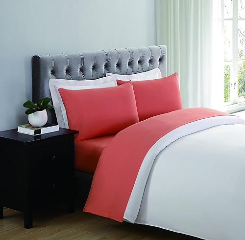 Miniatura 10 de Truly Soft Everyday SS1658SGYF-4700 - Juego de sábanas gris plateado, tamaño matrimonial