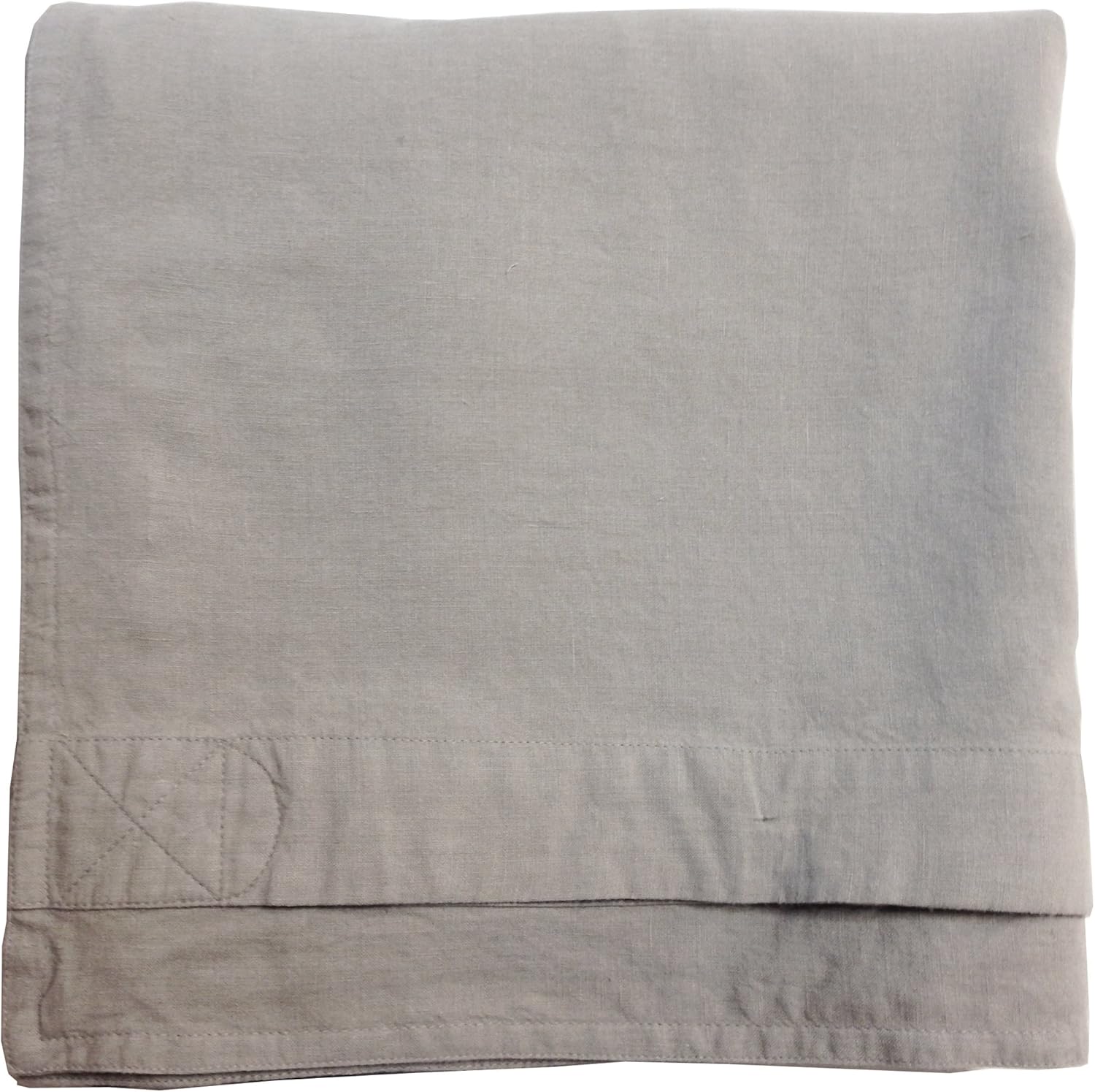 Linoto 100% Linen Duvet Cover, Soft and Breathable Bedcover, King Size Bedding, 106 x 94, Warm Gray