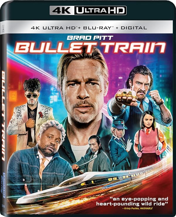 Bullet Train - 4K + Blu-ray + Digital by Sony Pictures - Used condition - US$13.03