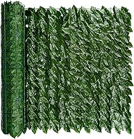 Vista 10 de iCover Pantalla de Privacidad de Hiedra Artificial para Cerca, 59x157 pulgadas Junta Reforzada Previene que las Hojas se Caigan, Paneles de Seto