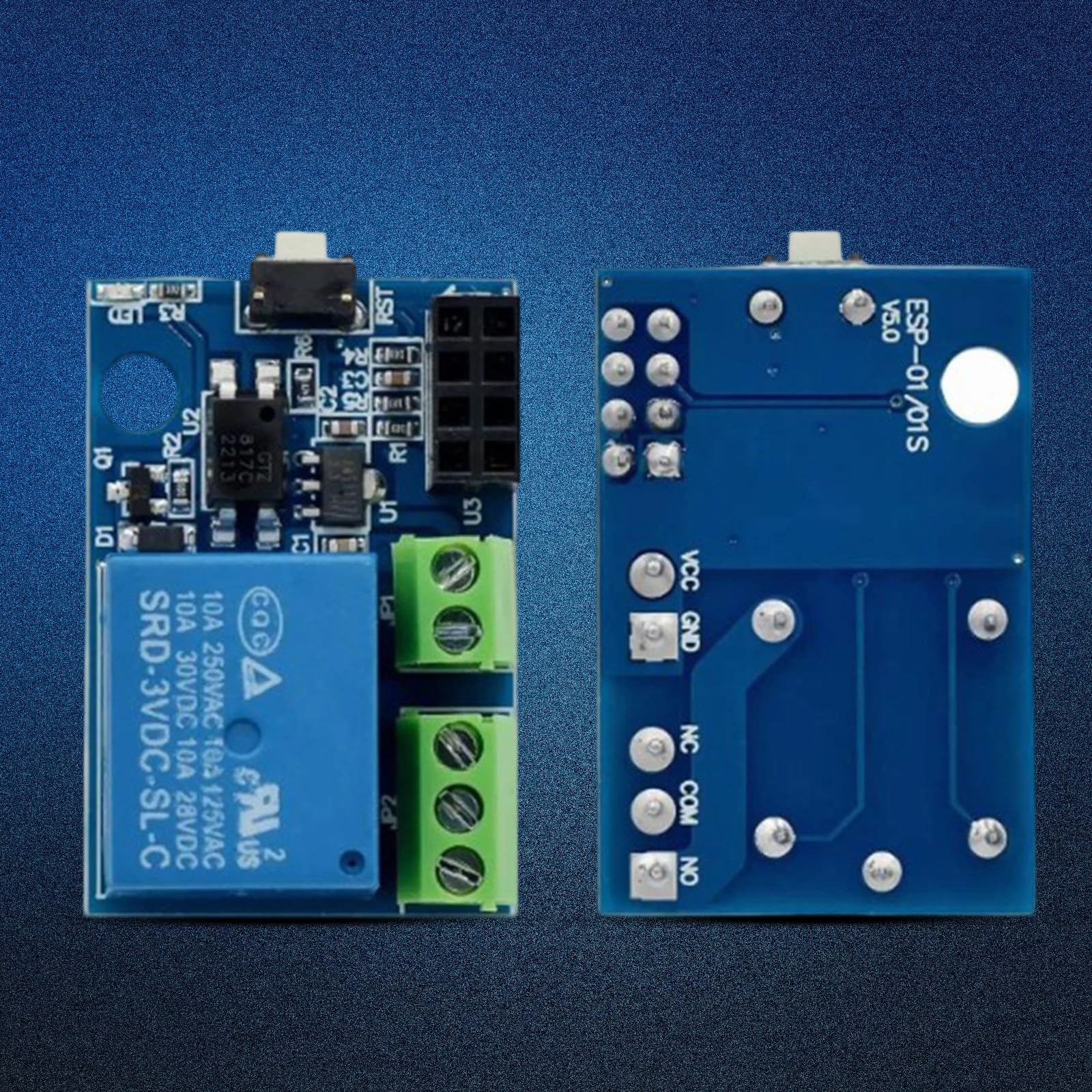 Amazon.co.jp: Yjcnelcr 5VプログラマブルESP8266 ESP01S WiFiリレー